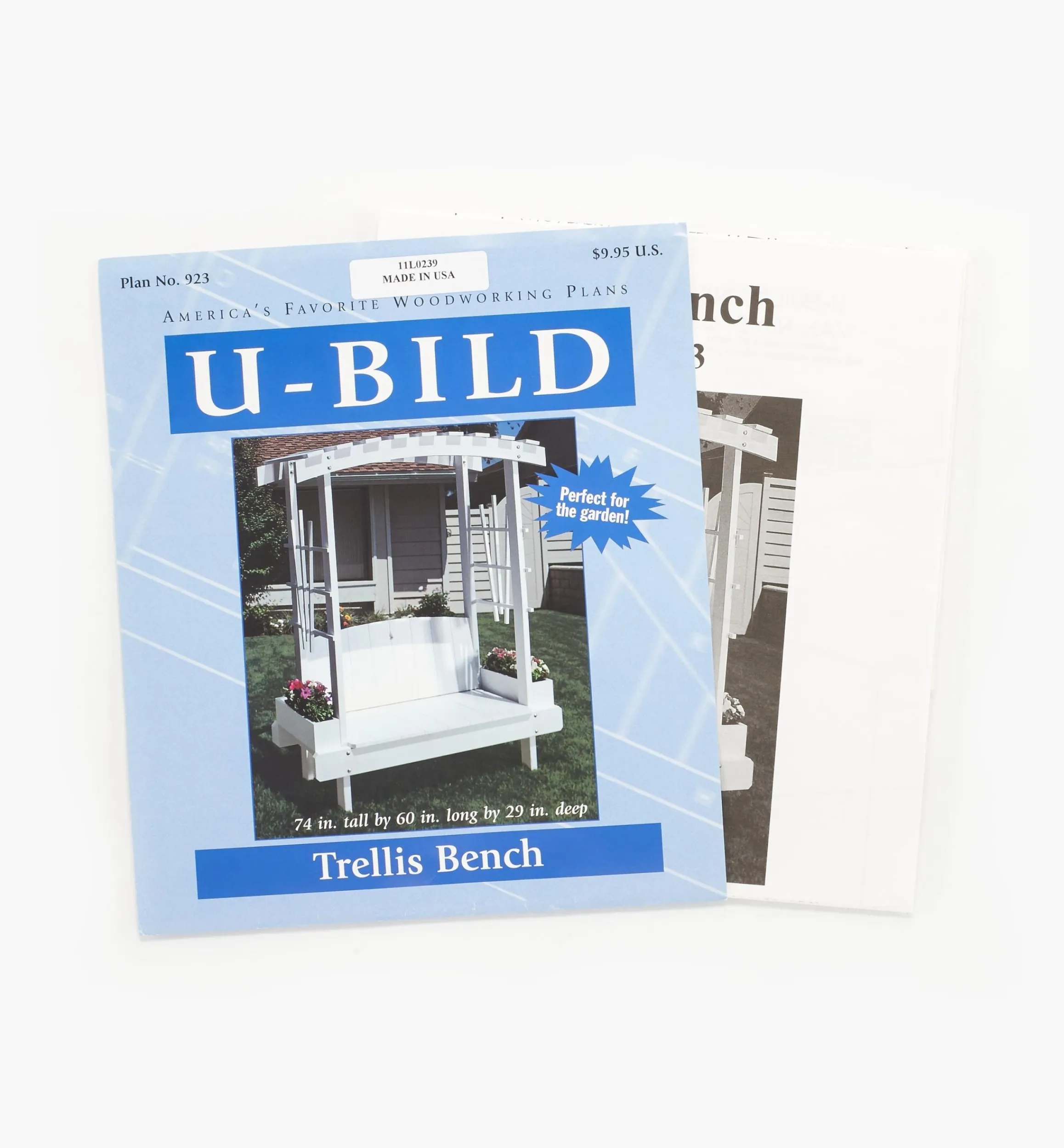 Lee Valley Plans>Trellis Bench Plan