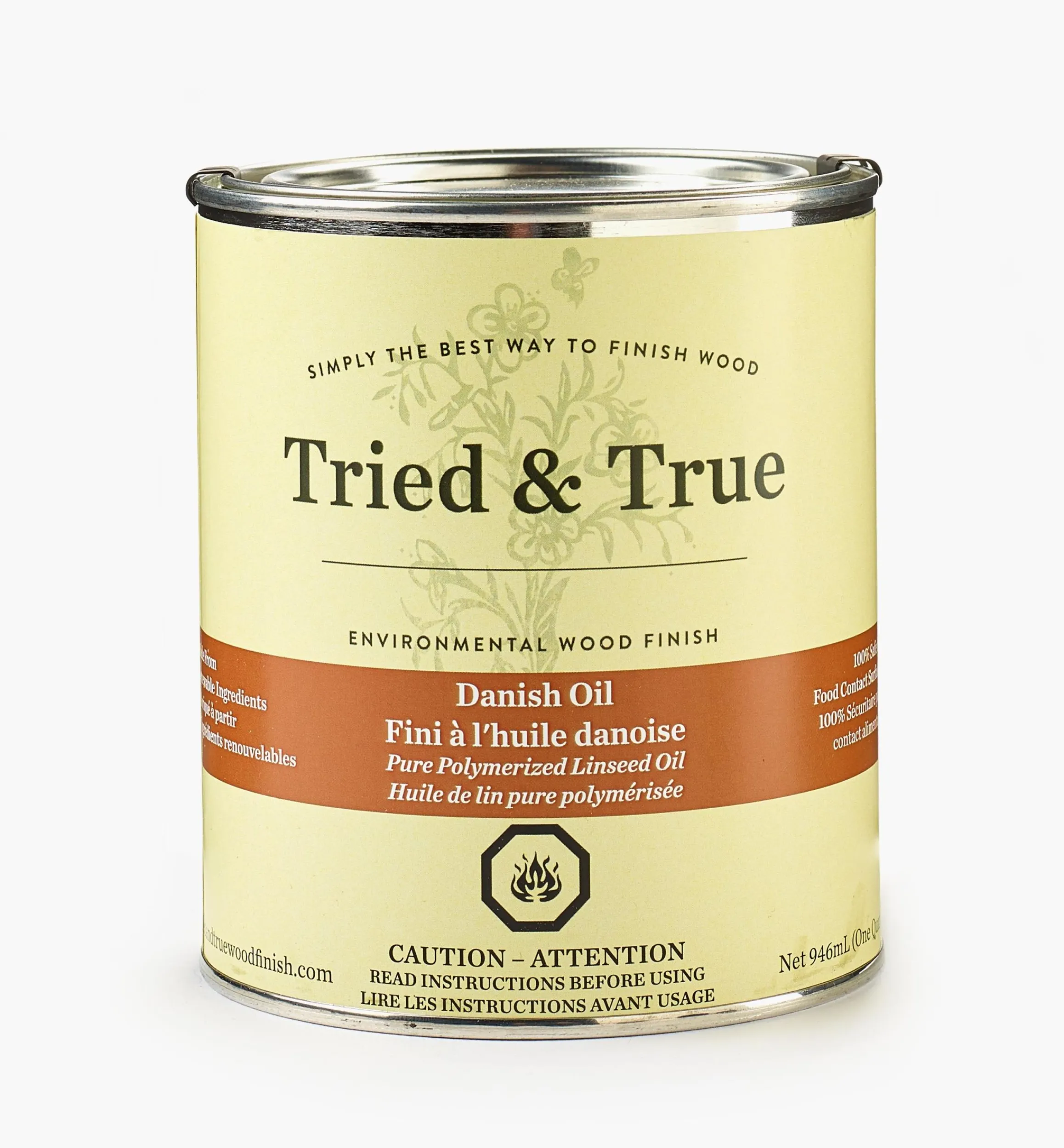 Lee Valley Supplies>Tried & True Traditional Danish Oil