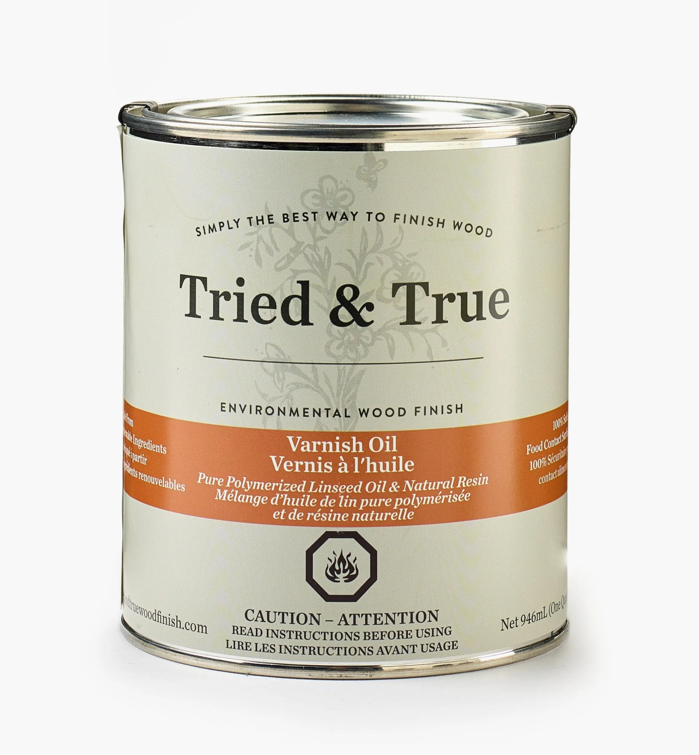 Lee Valley Supplies>Tried & True Traditional Varnish Oil