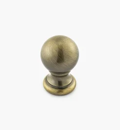 Lee Valley Knobs>Turned Brass Ball Knobs