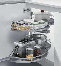 Lee Valley Kitchen Hardware>Two-Tier Corner Swing Tray