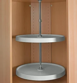 Lee Valley Kitchen Hardware>Upper Cabinet Revolving Shelf Set