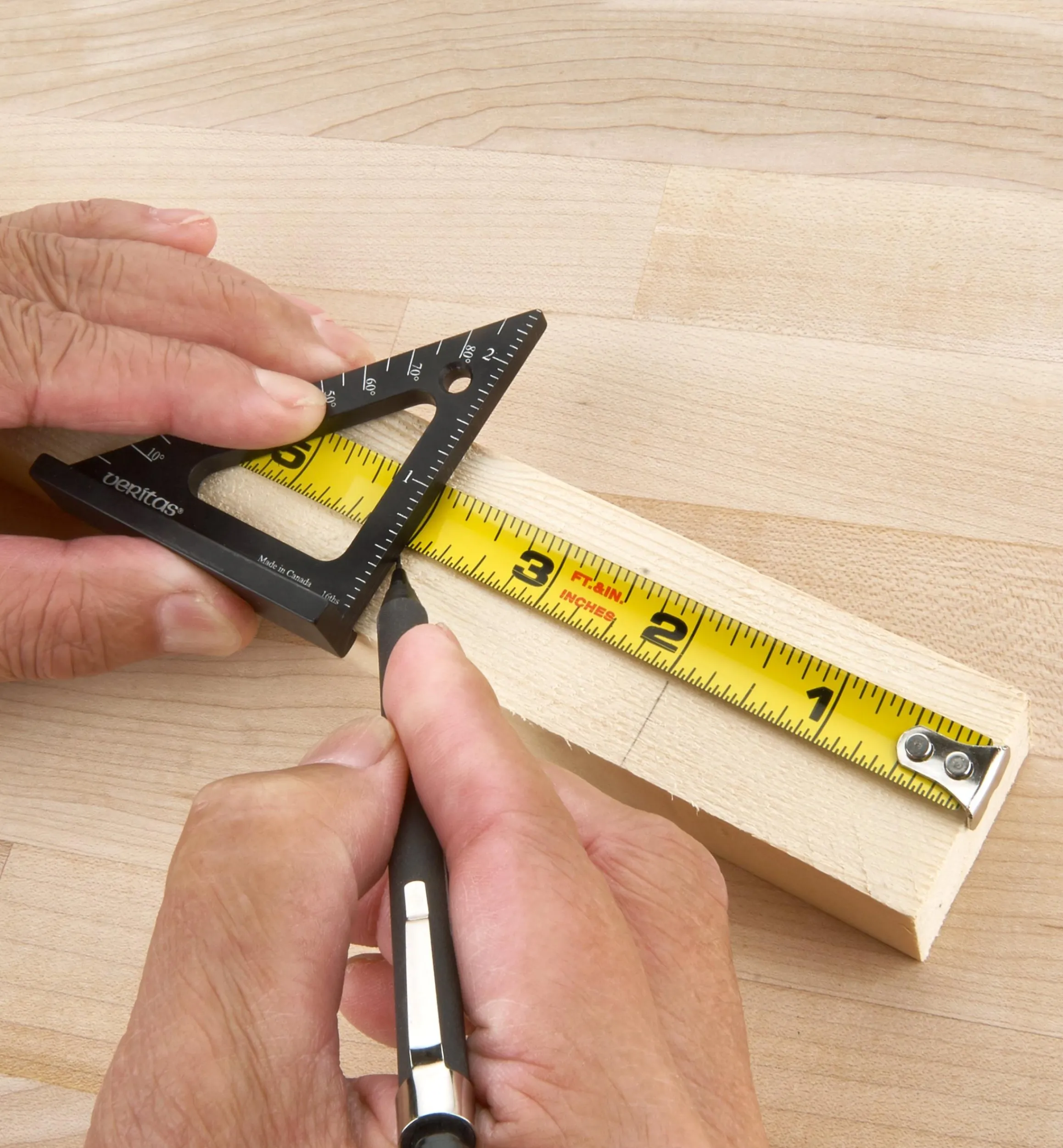 Lee Valley Marking & Measuring>Veritas 2 1/2" Pocket Layout Square