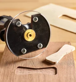 Lee Valley Routing>Veritas Inlay Bushings For Rotary Tool Plunge Base