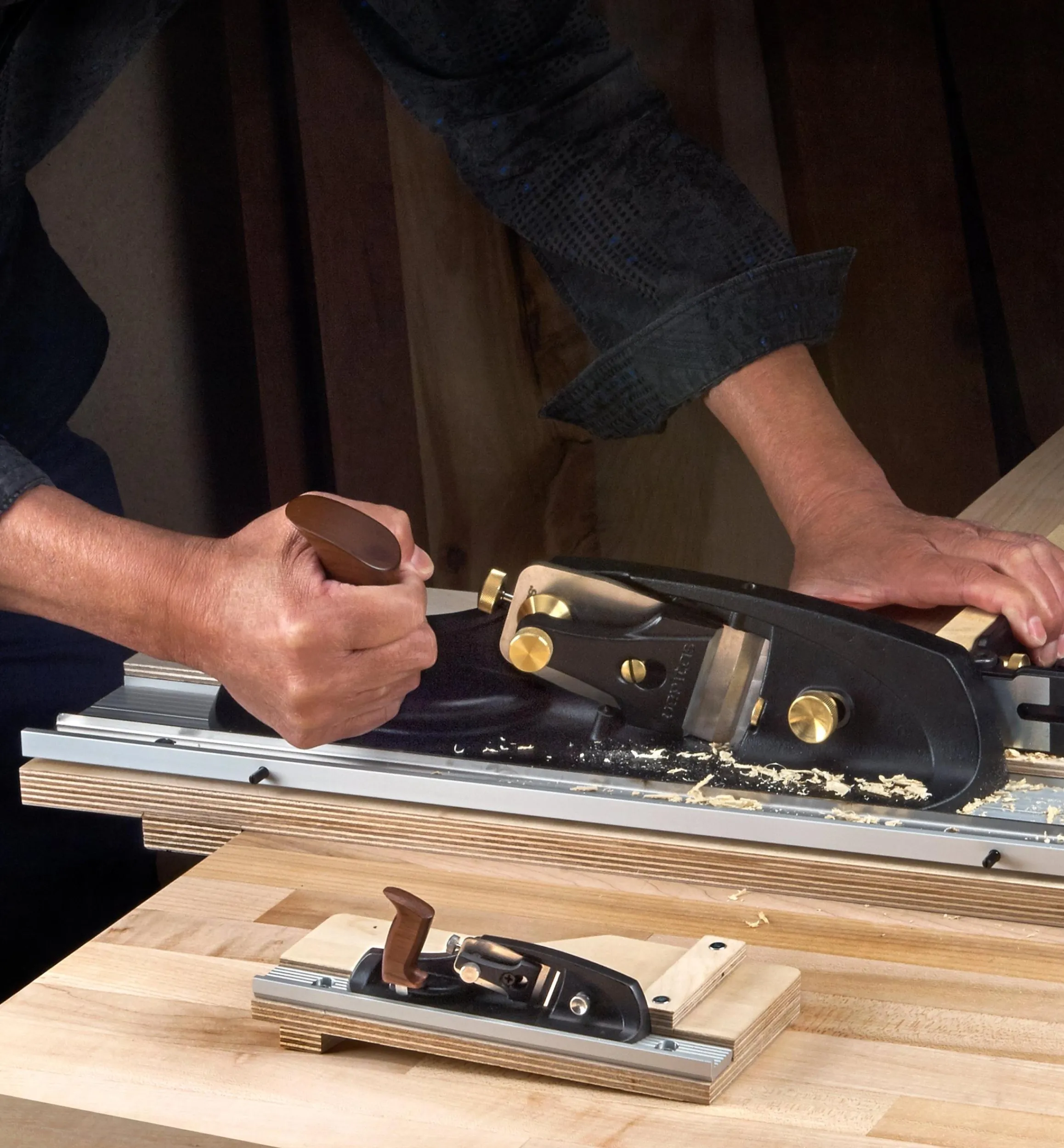 Lee Valley Planes>Veritas Miniature Shooting Plane & Board Set