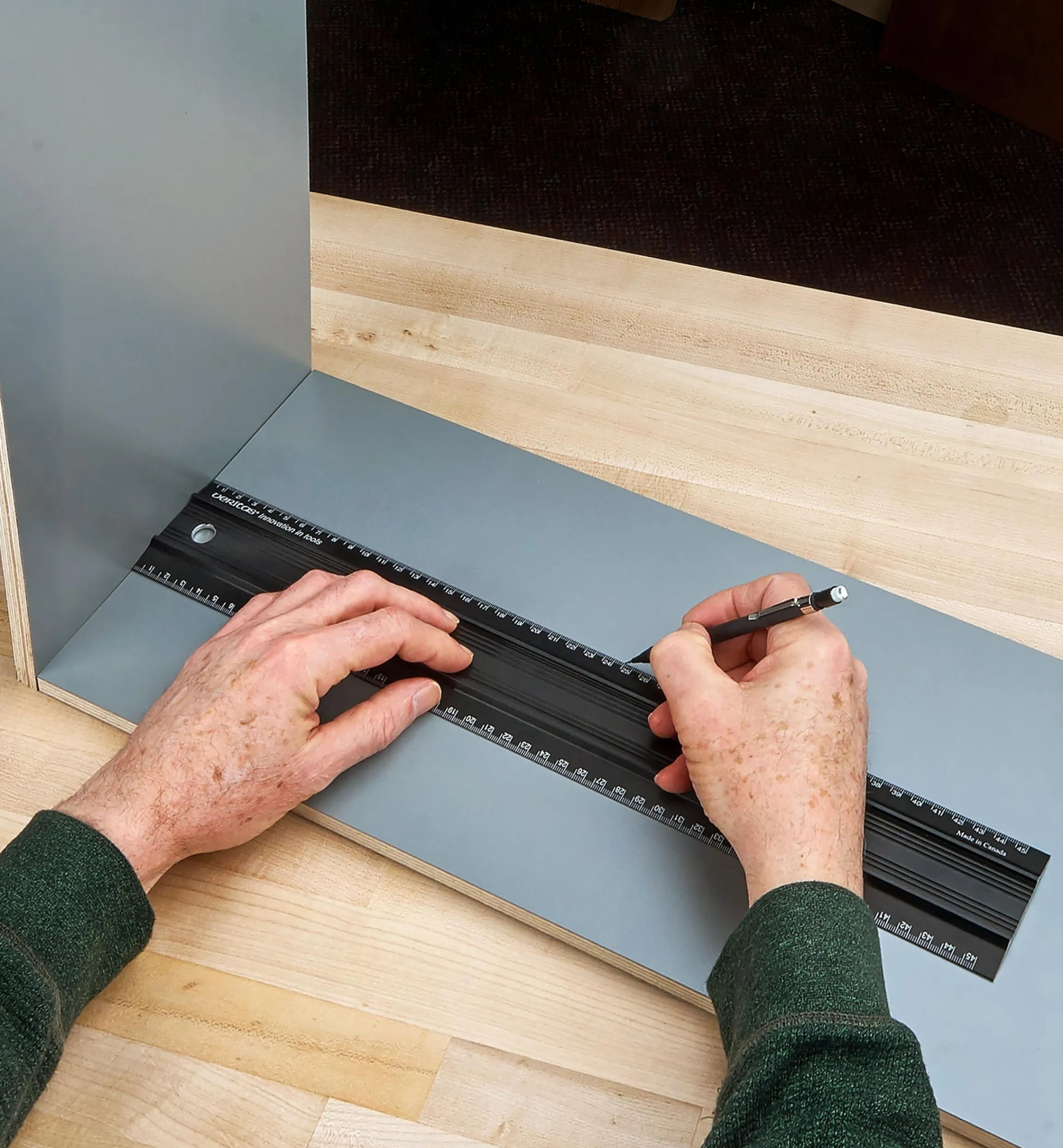 Lee Valley Marking & Measuring>Veritas 450mm Shop Rule