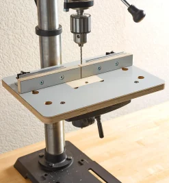 Lee Valley Power Tool Accessories>Veritas Small Drill-Press Table & Fence