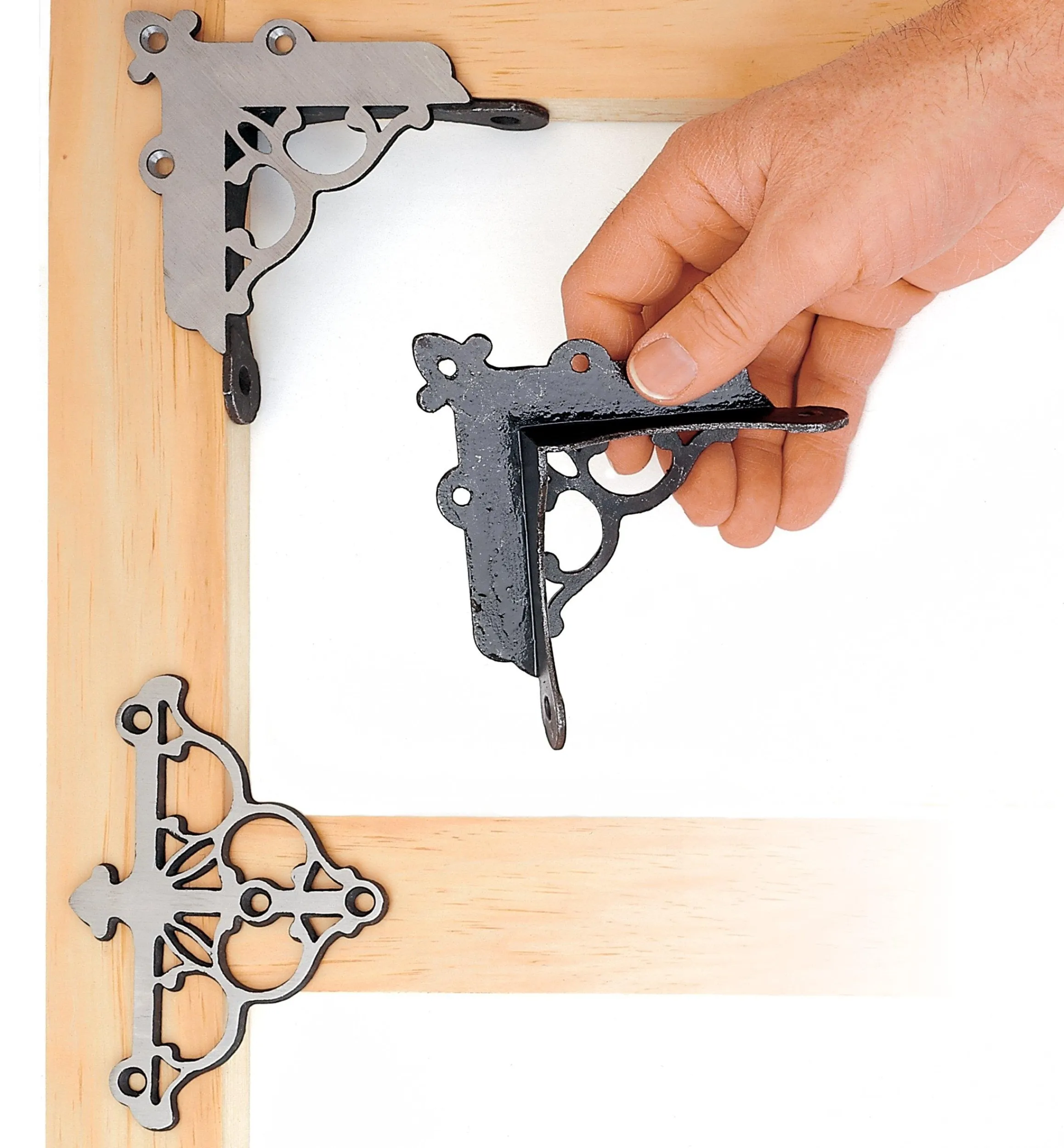 Lee Valley Architectural Hardware>Victorian Screen Door Large Corner Braces