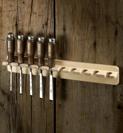 Lee Valley Workshop>Wall Rack For Narex Bevel-Edge Chisels