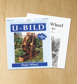 Lee Valley Plans>Water Wheel Plan