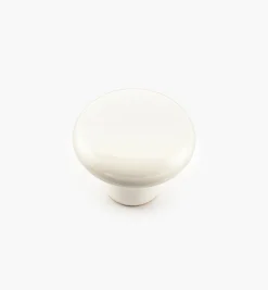 Lee Valley Knobs>White Ceramic Knobs