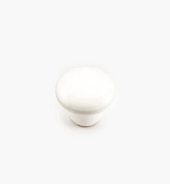 Lee Valley Knobs>White Ceramic Knobs