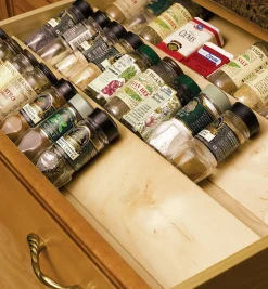 Lee Valley Kitchen Hardware>Wooden Spice Drawer Inserts