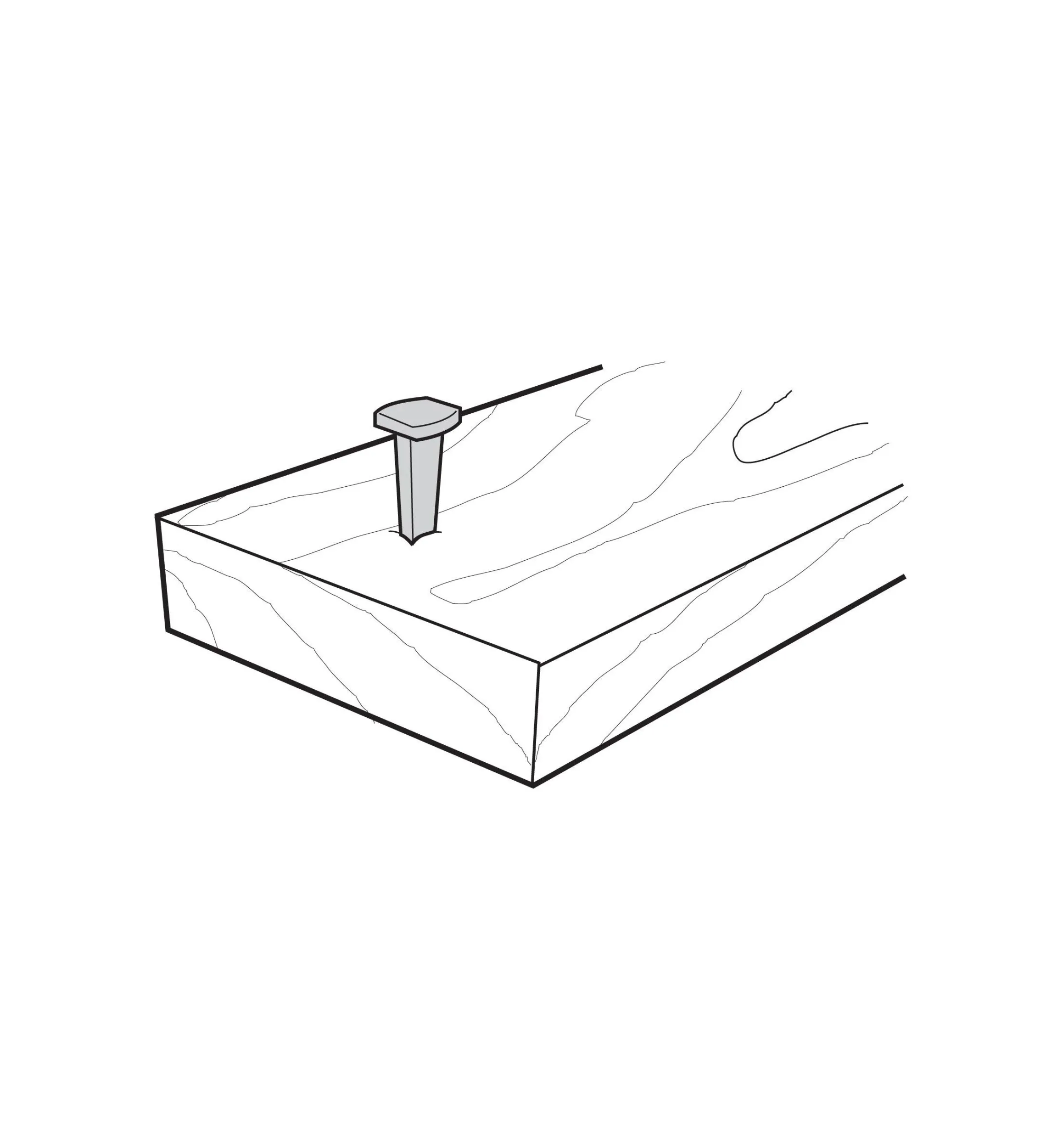 Lee Valley Fasteners>Wrought-Head Square-Cut Nails