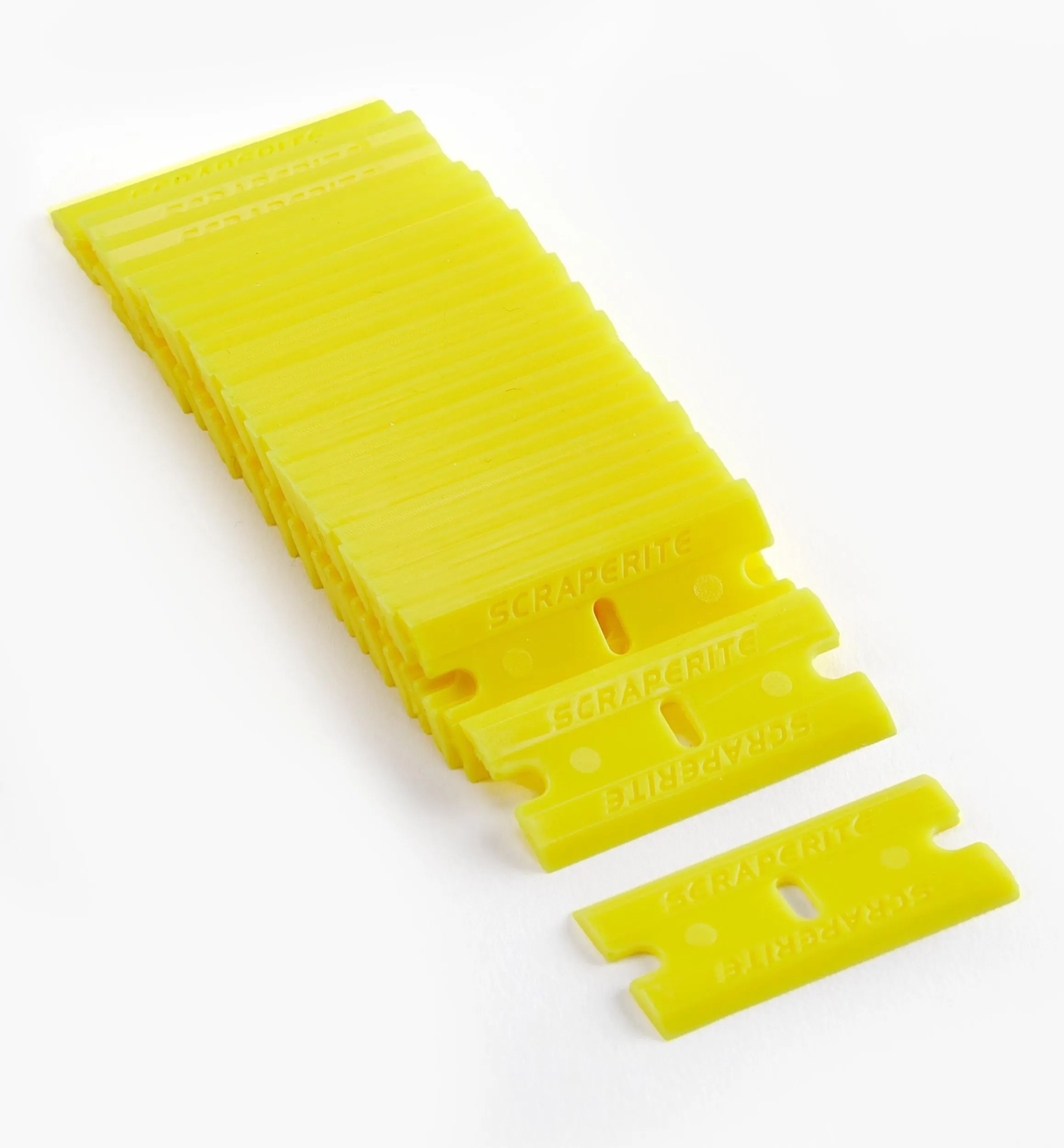 Lee Valley Scrapers>Yellow Plastic Razor Blades